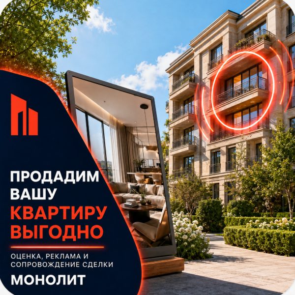 Продадим вашу квартиру выгодно