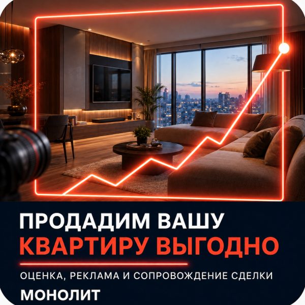 Продадим вашу квартиру выгодно